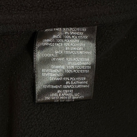 Men’s Windbreaker TUMI T-Tech Black Insulated Jacket Zip Up Collar Jacket Size L - Picture 10 of 10